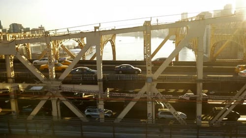 Cityscape Shot of Futuristic High Rise Skyscrapers Metropolis Business District