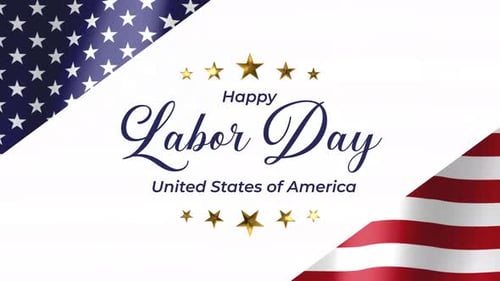 Happy Labor Day Animation