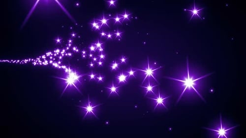 Glowing Starry Sky Galaxy Fluorescent Purple