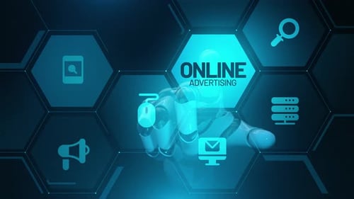 Online Advertising touch screen animation