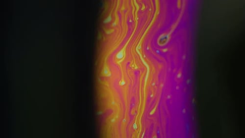 Neon Oil Mix Ink Blur Spill Color Blend Art Arch