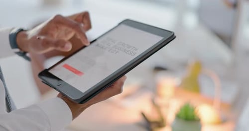 Website, tablet and web designer editing software, responsive design and digital marketing growth