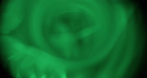 Blur Circles Optischer Gleam Glare-Blitz mit grünem Licht