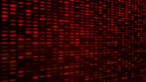 Red Stock Crisis and Finance Concept Economic Crisis on Red Background Stock Market Down Display