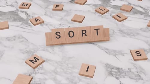 Wort auf Scrabble sortieren