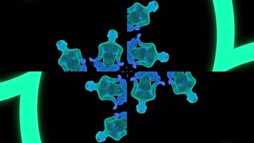 Psychedelic Kaleidoscope Vj Loop V