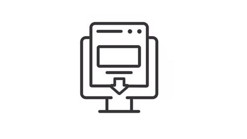 Animated Landing Page Linear Icon