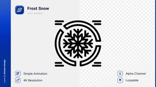 Animation Frost Snow Icon