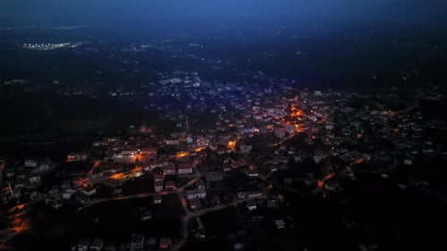 2K City Night Aerial