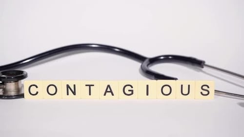 Word CONTAGIOUS on Scrabble