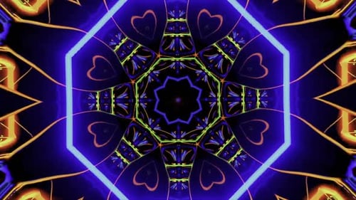 Digital Club Vibes: A Hitech Background Loop HD