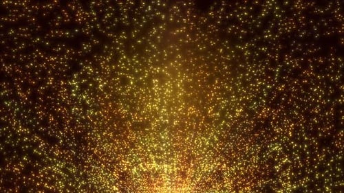 Glitzerndes Winterfest: Goldener Feiertagshintergrund mit funkelnden Partikeln HD