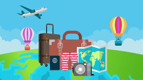 Travel Background Animation