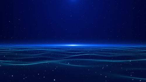 3D Hitech Digital Technology Futuristic Science Blue Background Cyber Security Science Progress