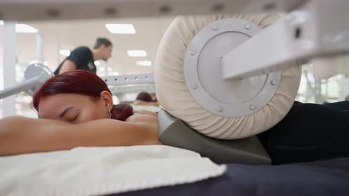 Physiotherapy Specialist Working on Muscle Groups