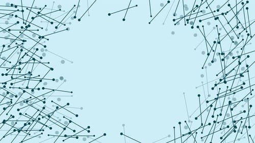 Futuristic Abstract Network Background Pattern Animation – High-Tech Digital Data Visualization