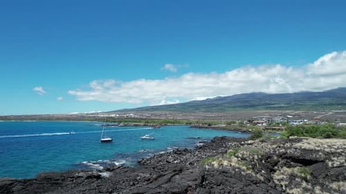 Beautiful Blue Water Tropical Harbor