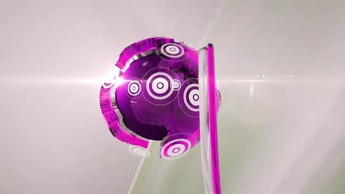 3d Digital World Map News Intro Background