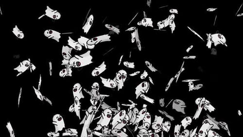 Fond d'animation Halloween Ghost V1