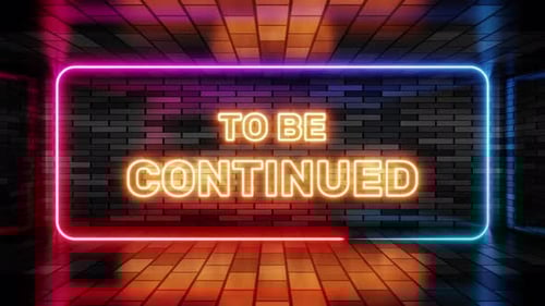 Neonreklame wird im Sprechblasenrahmen auf Backsteinmauerhintergrund in 3D-Rendern fortgesetzt. Lichtbanner