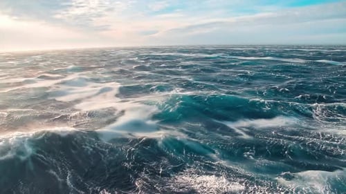 Waves And Ocean Crests Aerial