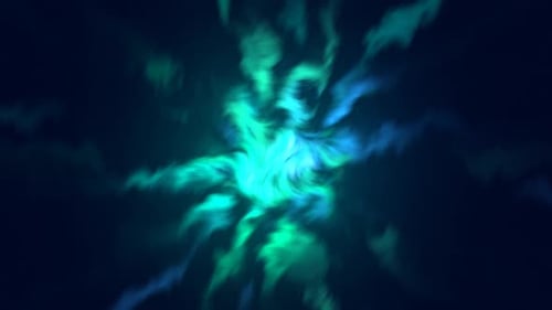 Animated Cerulean Energy Field Background