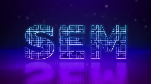 Sem Neon Digital Background