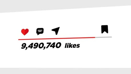 Instagram Likes Counter Background