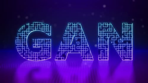 Gan Neon Digital Background