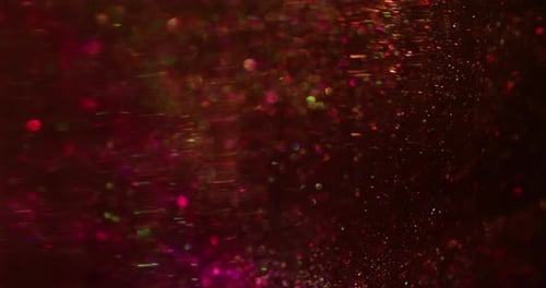 Bokeh-Licht, lebendige Partikel, beleuchteter Schimmer