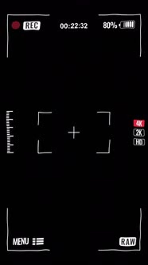 Camera Screen Viewfinder Style Graphic