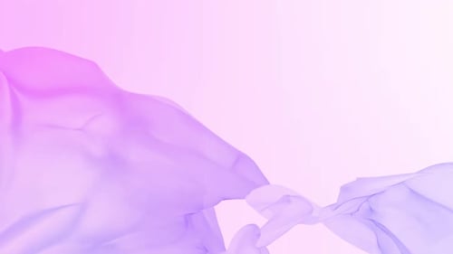 Elegant Wave Floating Fabric Animation 6