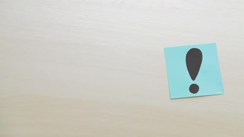 Exclamation Note Attention Mark Caution Sign