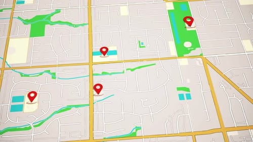 City map location pointer. Navigation map. GPS Tracking