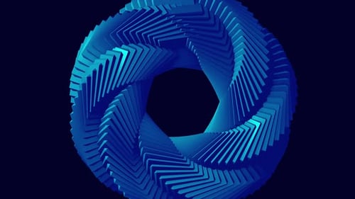 3d object circle background