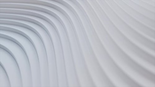 Bright White Grey Waves Abstract Motion Background 3d Animation