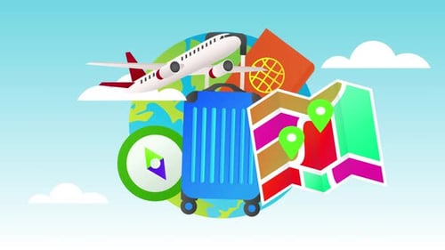 Travel Background Animation