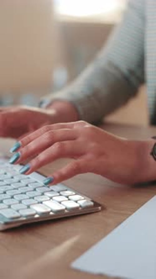 Business, woman and massage with wrist pain in office of arthritis, strain injury and muscle ache