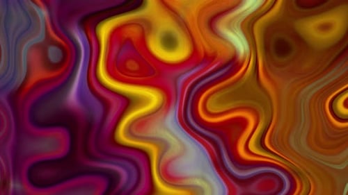 Abstract Fantasy Glow Wave Line Gradient Liquid Background