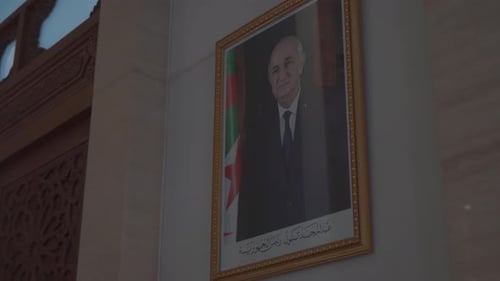 The president of Algeria, Abdelmadjid Tebboune