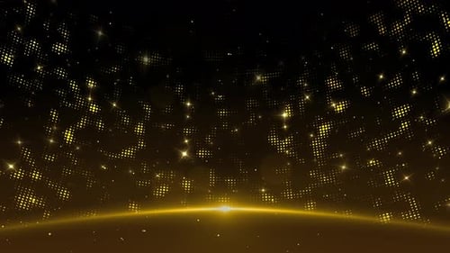 Schimmernde Sterne Partikel Loopable Abstract
