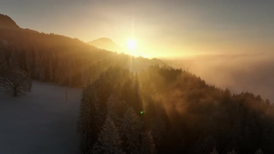 Cover for Cinematic drone shot of breathtaking landscape