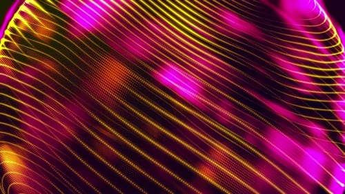 Particle Sphere Background