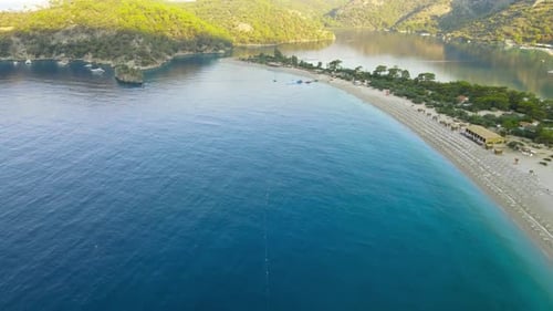 Flying Above Oludeniz Beach Blue Lagoon