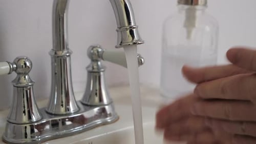 Hand washing to help fight the spread of coronavirus
