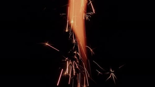 Abstraktes bengalisches Feuer funkelt brennend