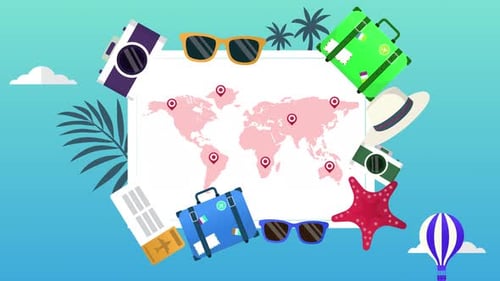 Travel Background Animation