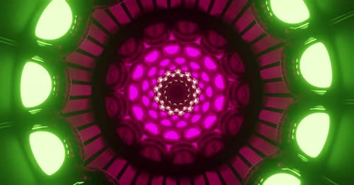 Scifi Neon Tech Party