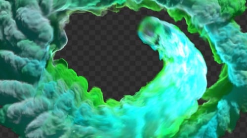 Green Fireball Transition