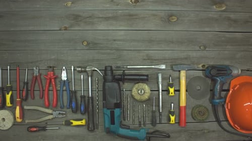 Variety of Electro and hand Tools.
